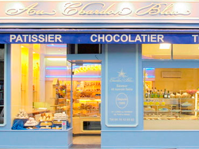 Façade de la première boutique Chardon Bleu à Grenoble