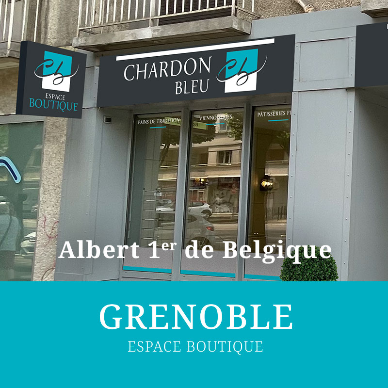 Façade de la boutique Chardon Bleu Espace Boutique Albert 1er de Belgique à Grenoble